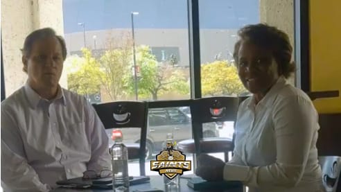 Mike Hoss with Dr. Carla Antoine